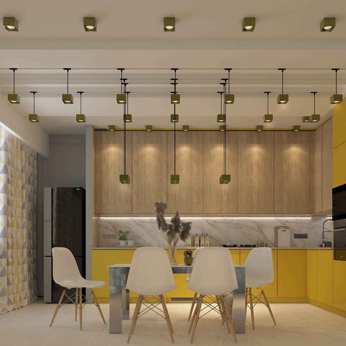 трековый однофазный светильник novotech patera 358674