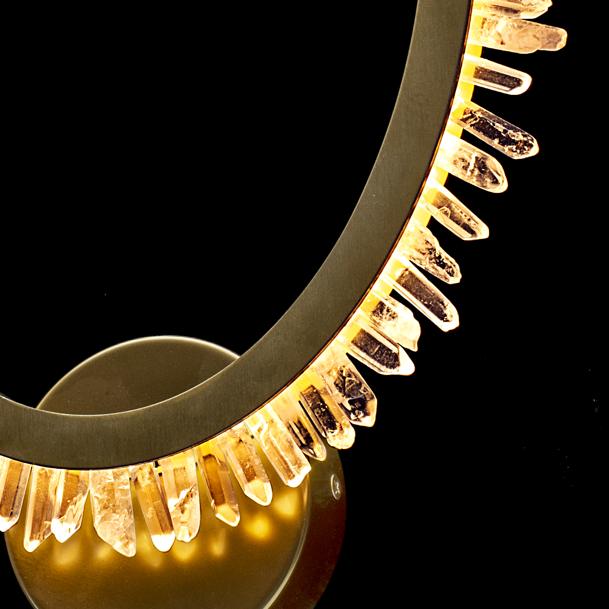 настенный светильник delight collection quartz halo mb20020154-1a satin gold