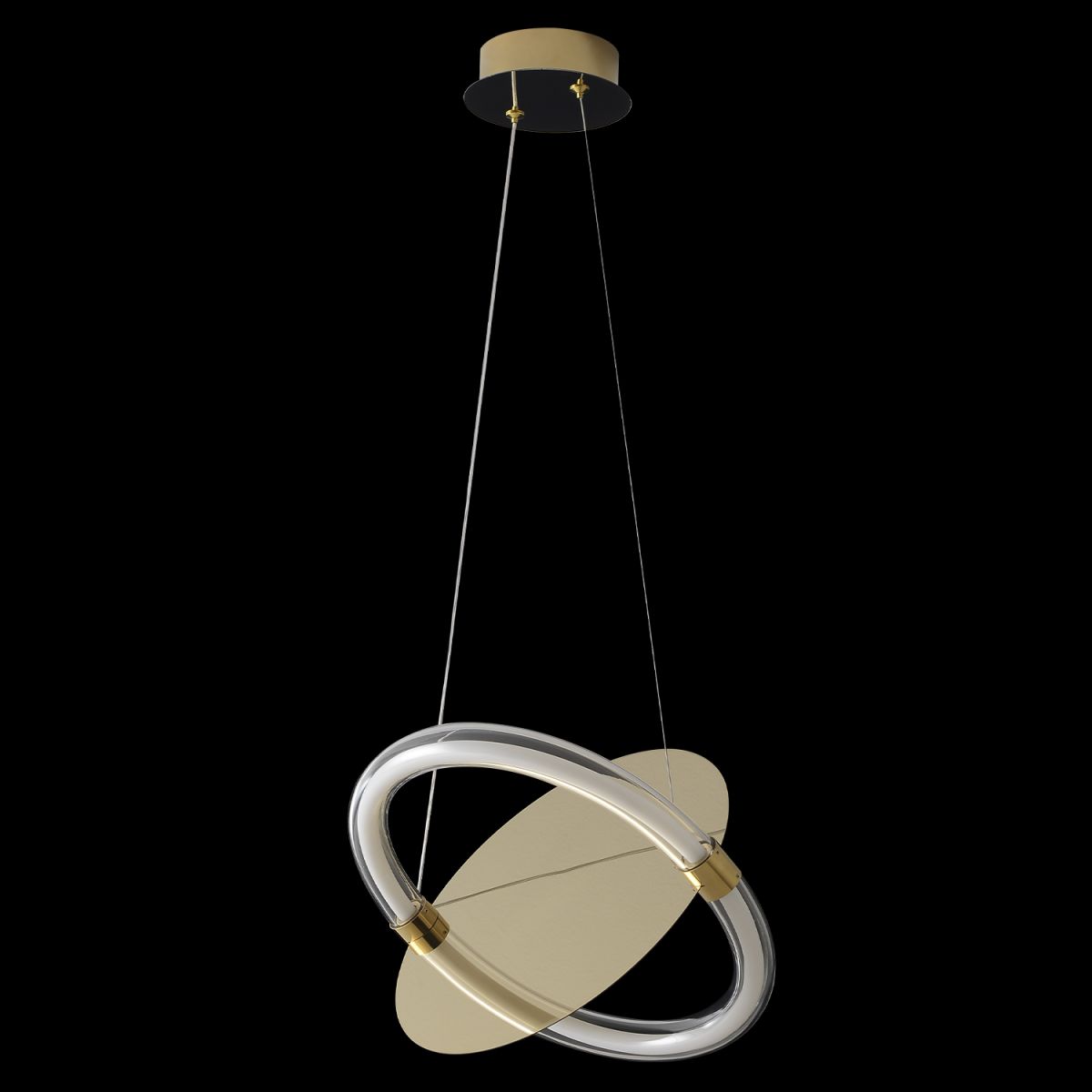 подвесной светильник crystal lux nebula sp22w led gold
