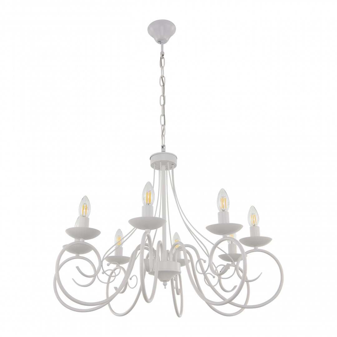 подвесная люстра arte milano 349159/8 wt