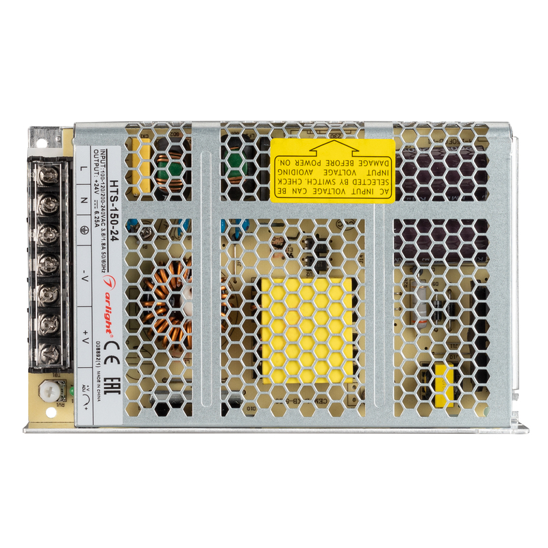 блок питания arlight hts-150-24 (24v, 6.2a, 150w) 008892(1)