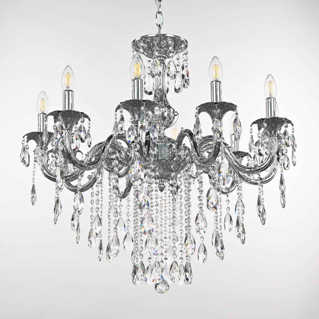подвесная люстра bohemia ivele crystal al79101/10/250 b ni