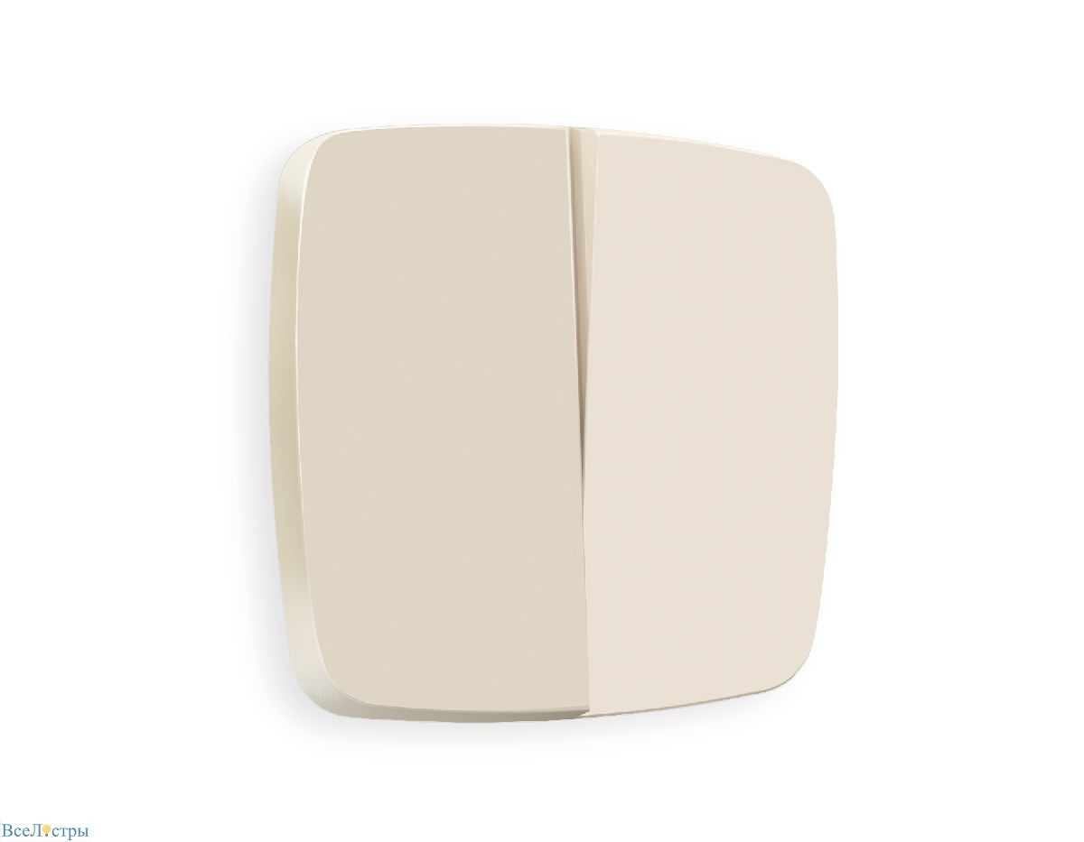 лицевая панель для выключателя двухклавишного ambrella volt omega op3230