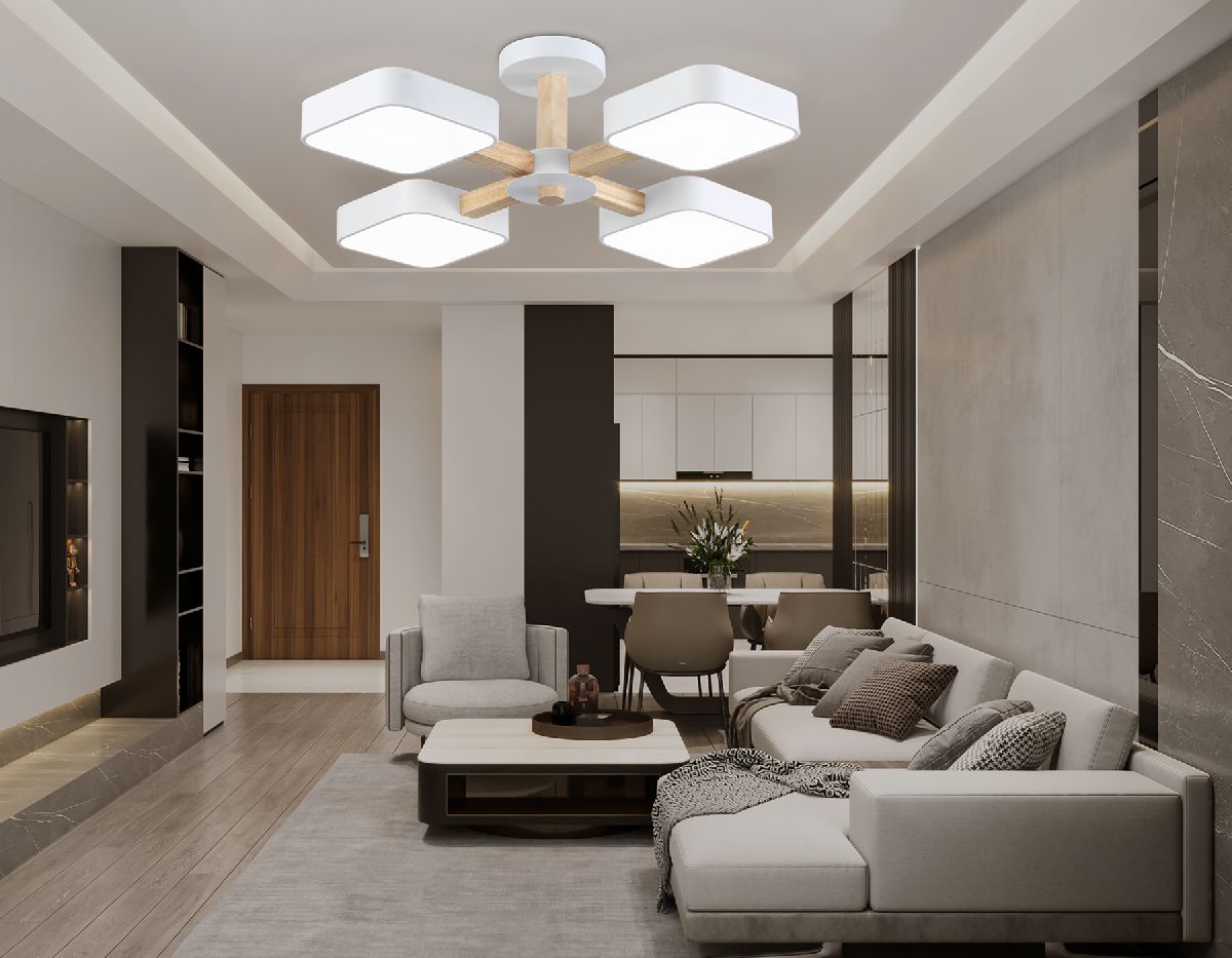 люстра на штанге ambrella light linetech comfort fl4879