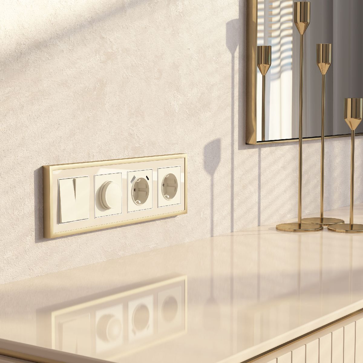 рамка на 4 поста werkel baguette 4690389193316 w0042851 a062783