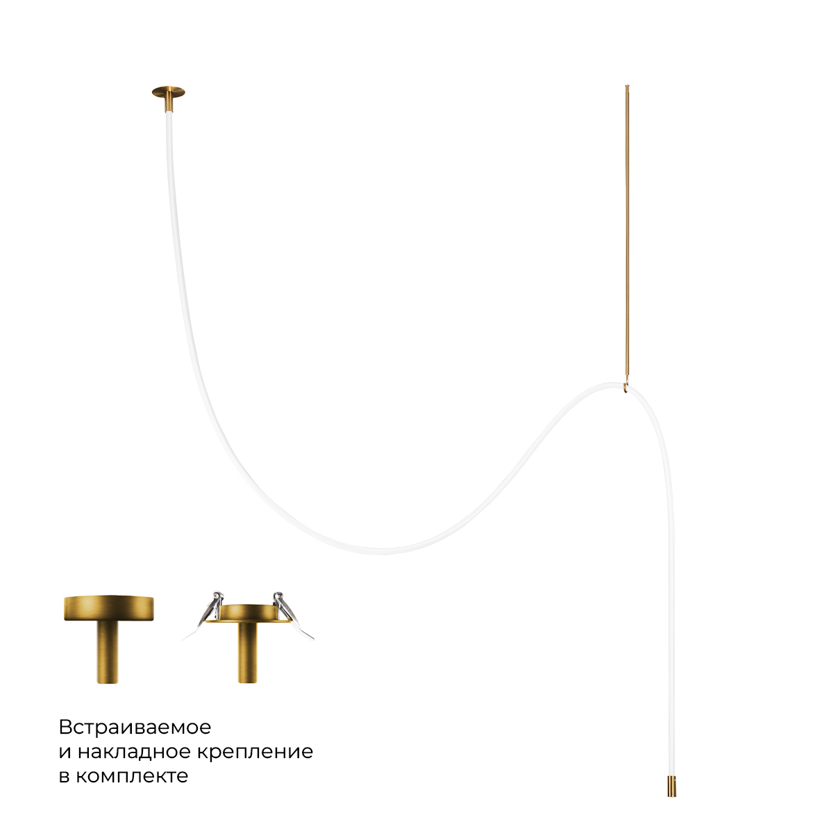 потолочный светильник loft it thread 10388c brass