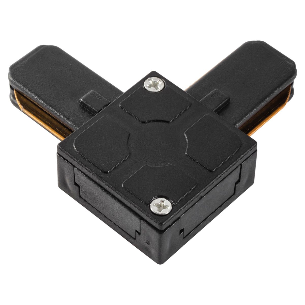 трековый однофазный l-образный соединитель am group am175 bk