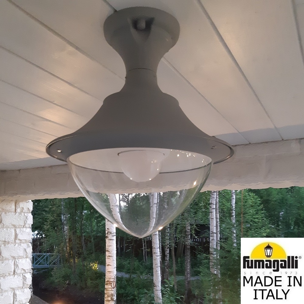 уличный потолочный светильник fumagalli vivi v50.115.000.lxh27