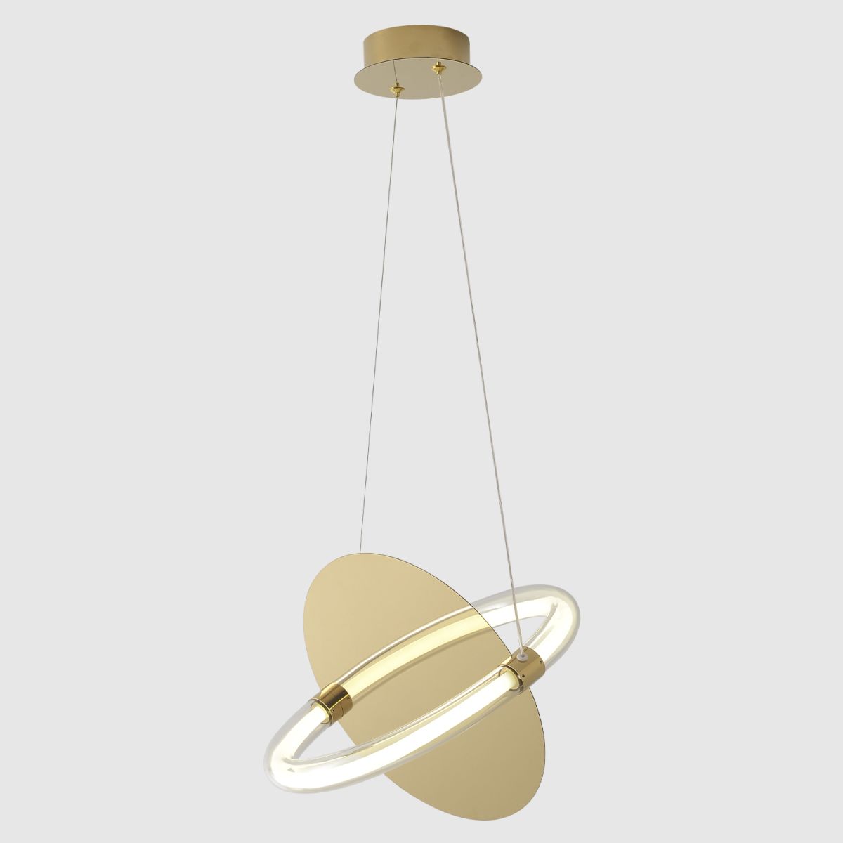 подвесной светильник crystal lux nebula sp22w led gold