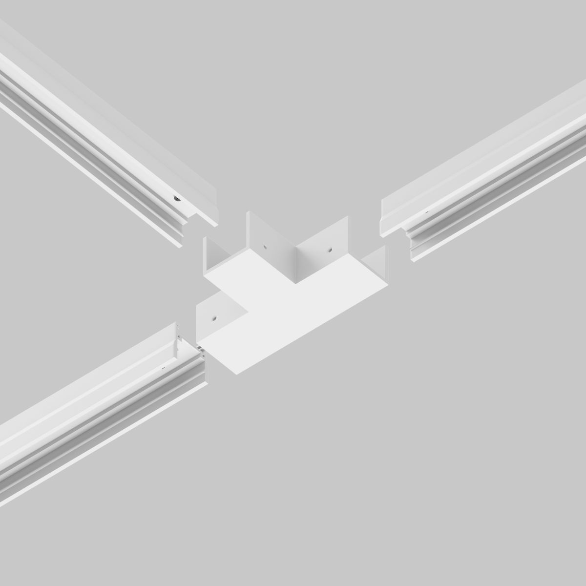 коннектор t-образный для профиля maytoni o-tr001-tc-w