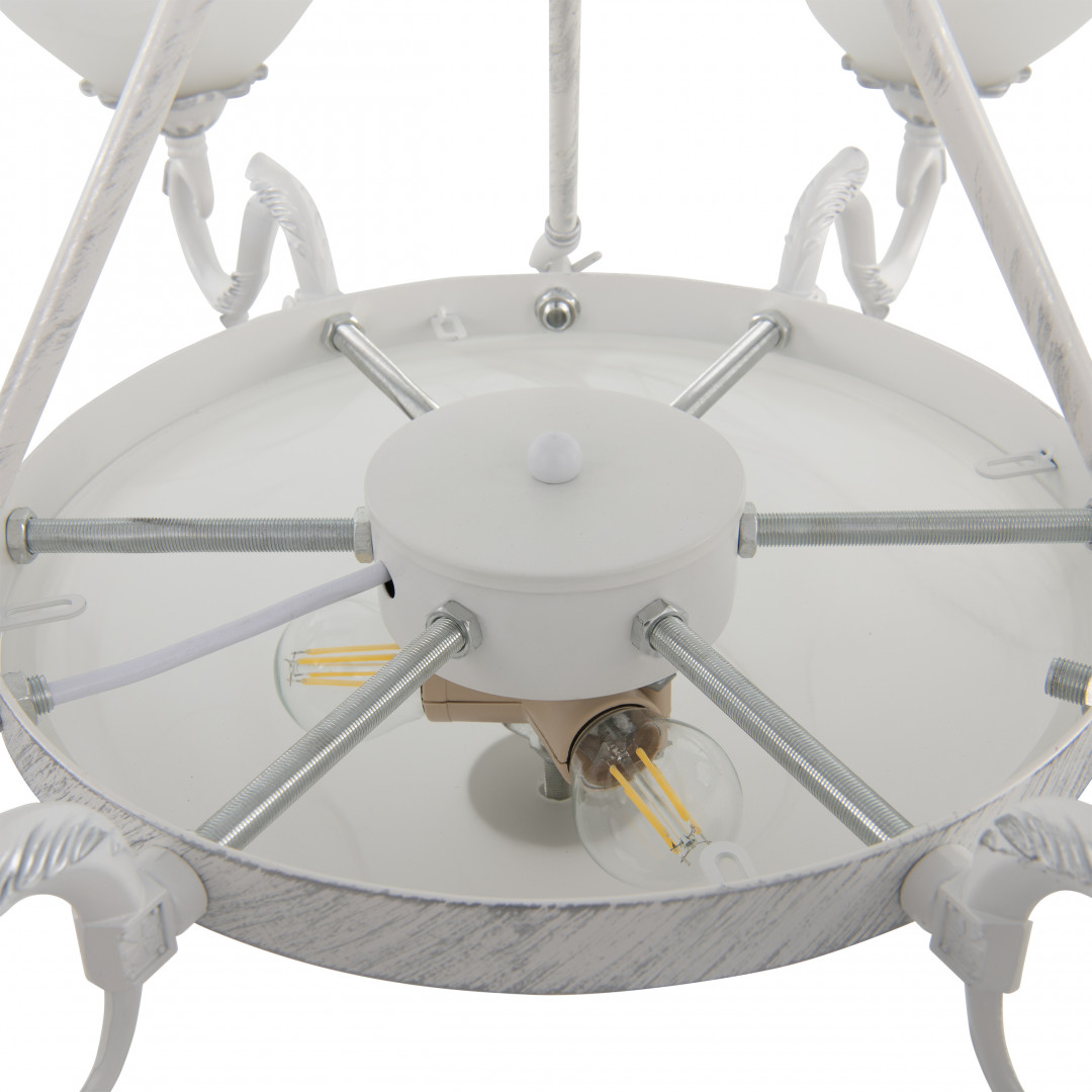 подвесная люстра arte milano 340518/6-3 wt+sl