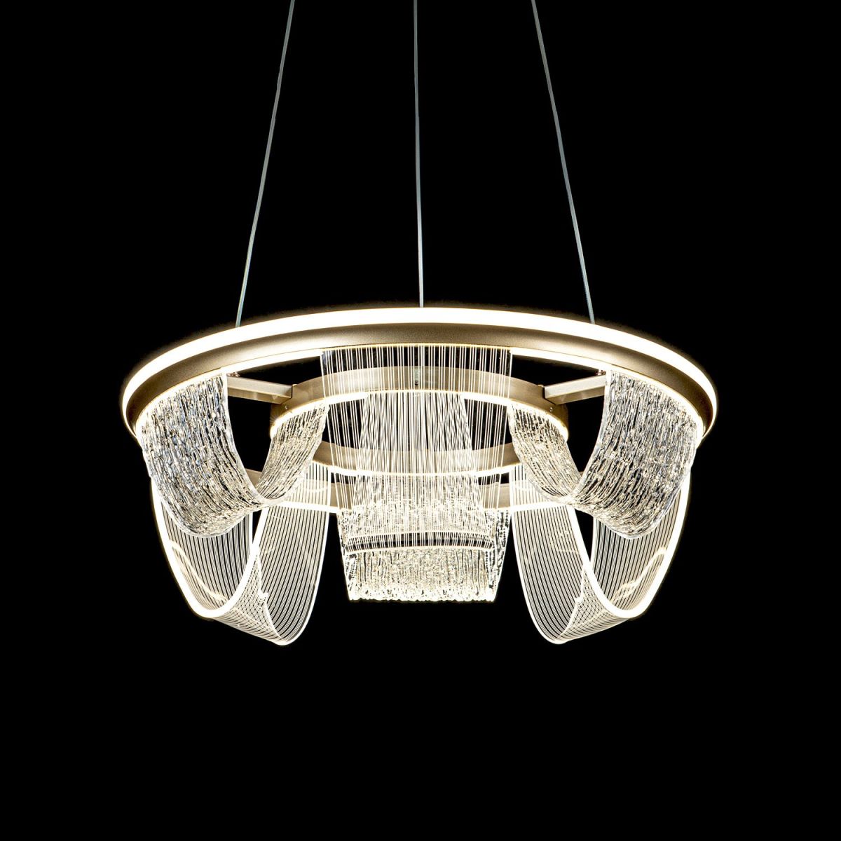 подвесной светильник led4u l7706-460 gd