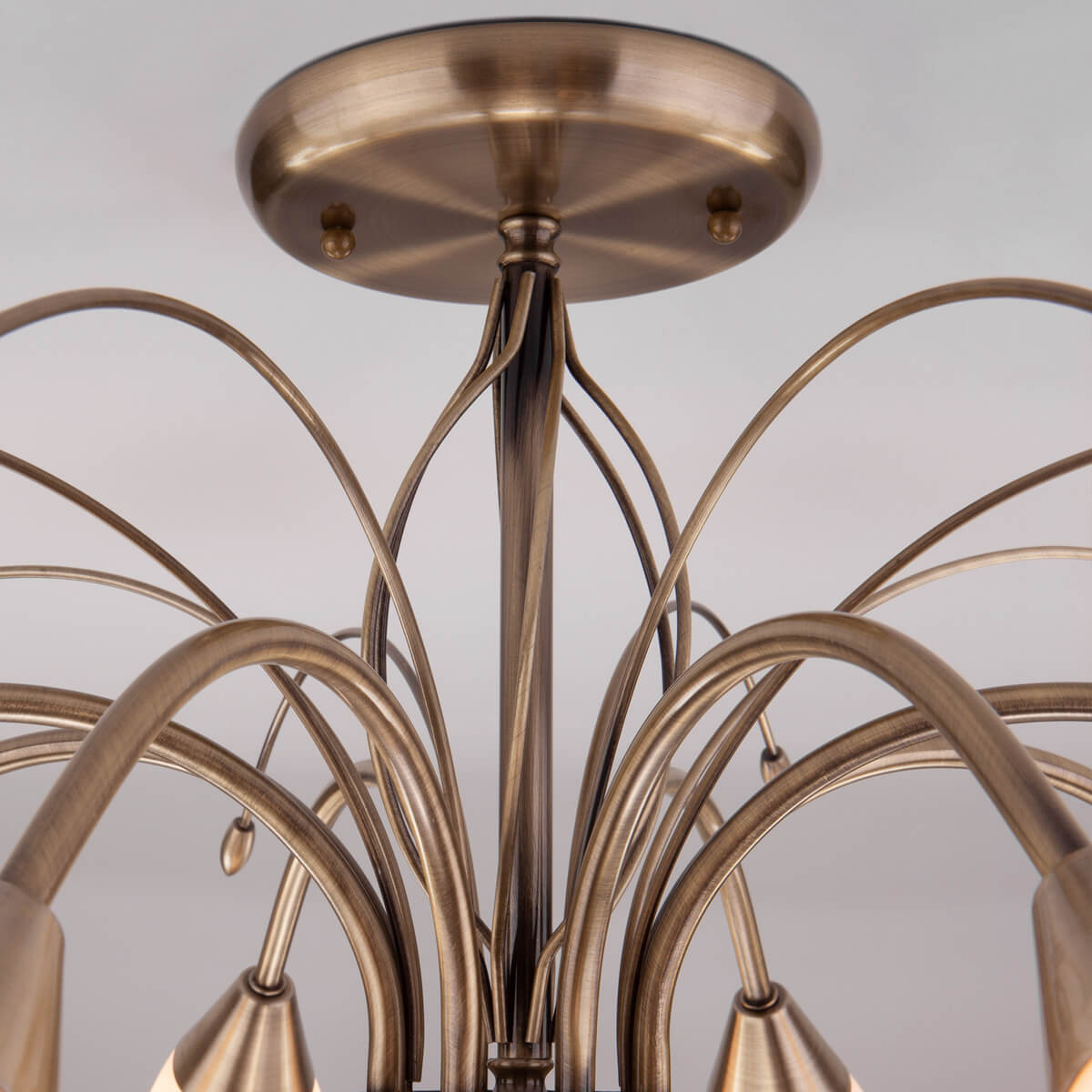 потолочная люстра eurosvet ginevra 30280/8 античная бронза