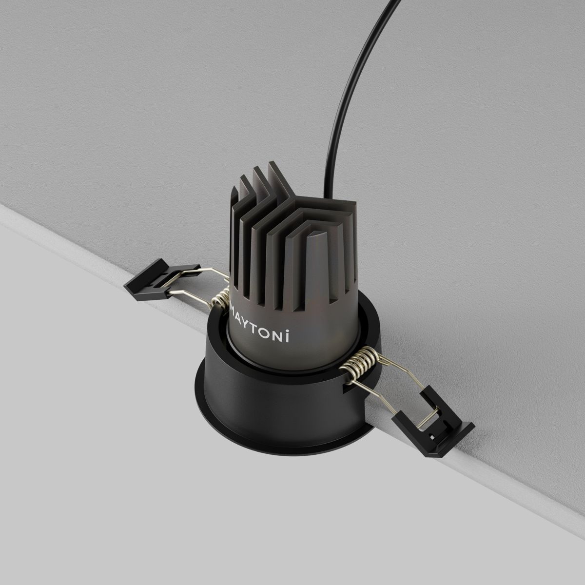 встраиваемый светильник maytoni technical dip hight dl123-10w-3k-b