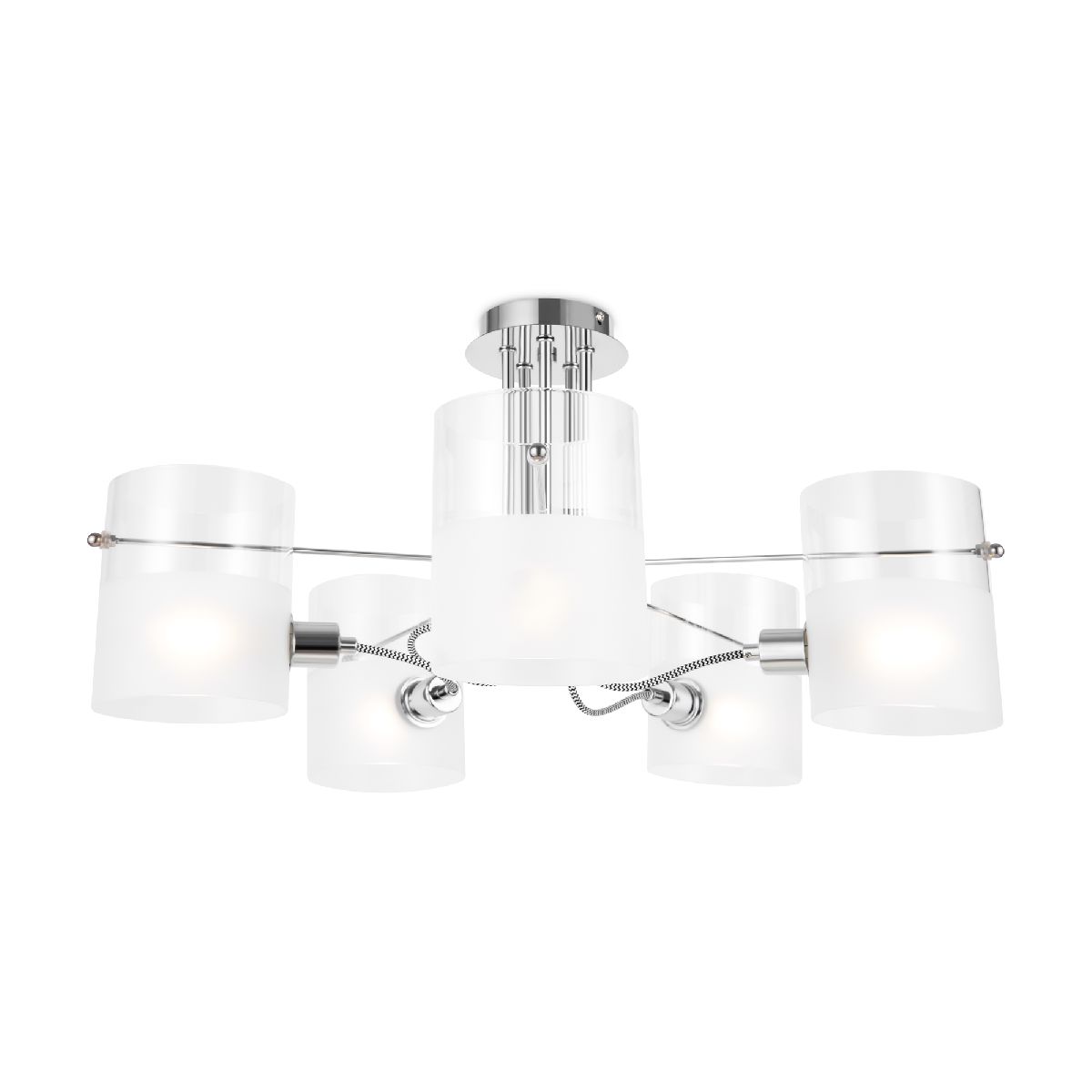 потолочная люстра freya ampera fr2023pl-05ch