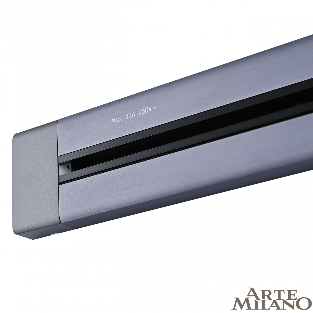 накладной шинопровод arte milano am-track-sockets 382301to/100 grey