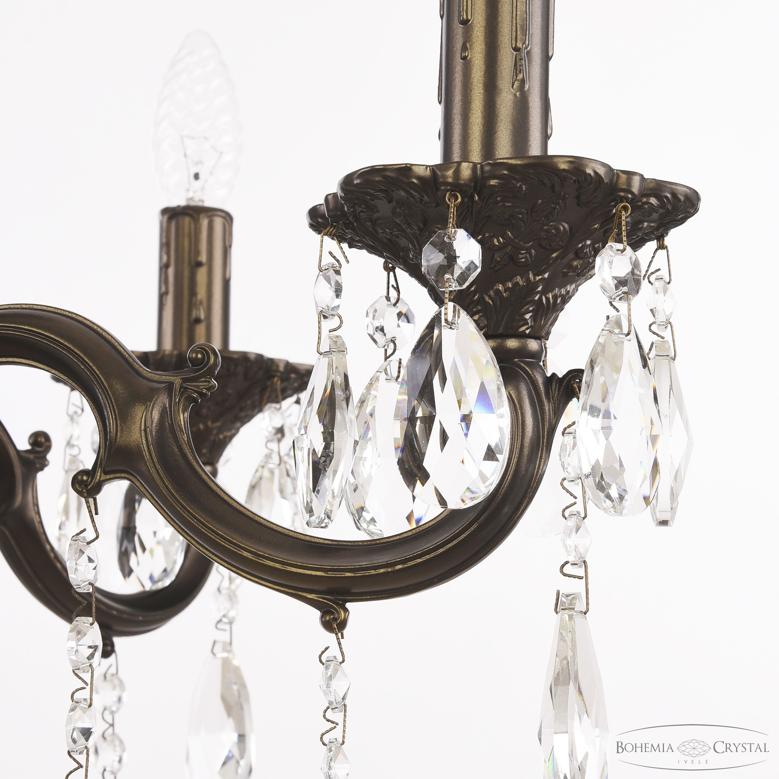 подвесная люстра bohemia ivele crystal al78101/5/175 b pd