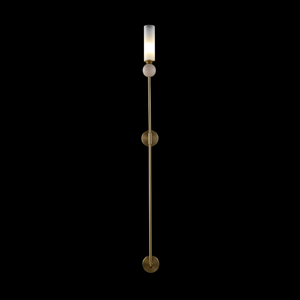 бра crystal lux simply ap1.2 brass