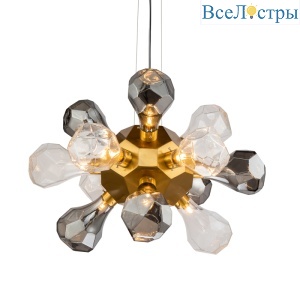 KR1197P-12 brass, smoky/clear