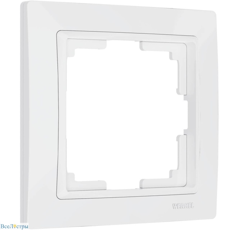 рамка на 1 пост werkel snabb basic белый w0012001 4690389160769