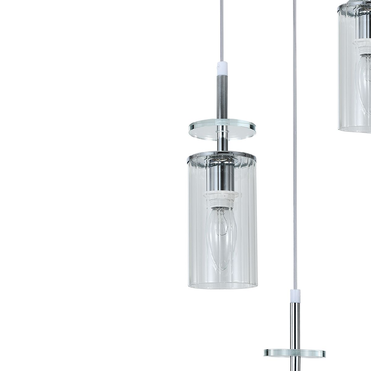 подвесной светильник escada avolto 10191/3 chrome