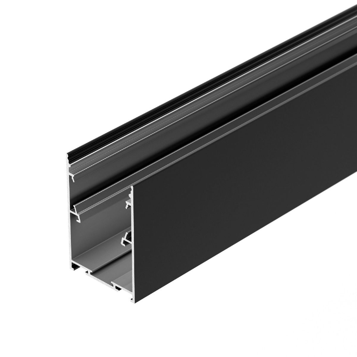 алюминиевый профиль arlight line-5075-honeycomb-2000 black 044874