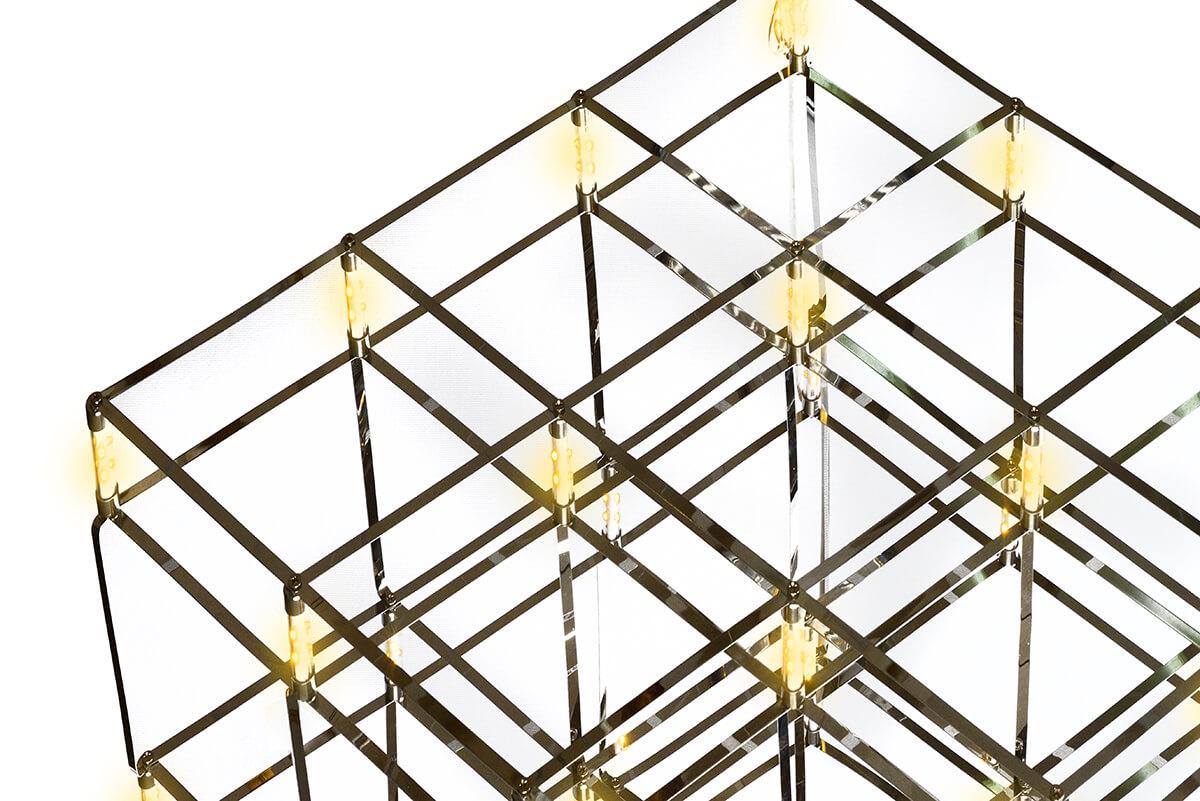 подвесной светодиодный светильник iledex stratosphere fq-400-48 cr