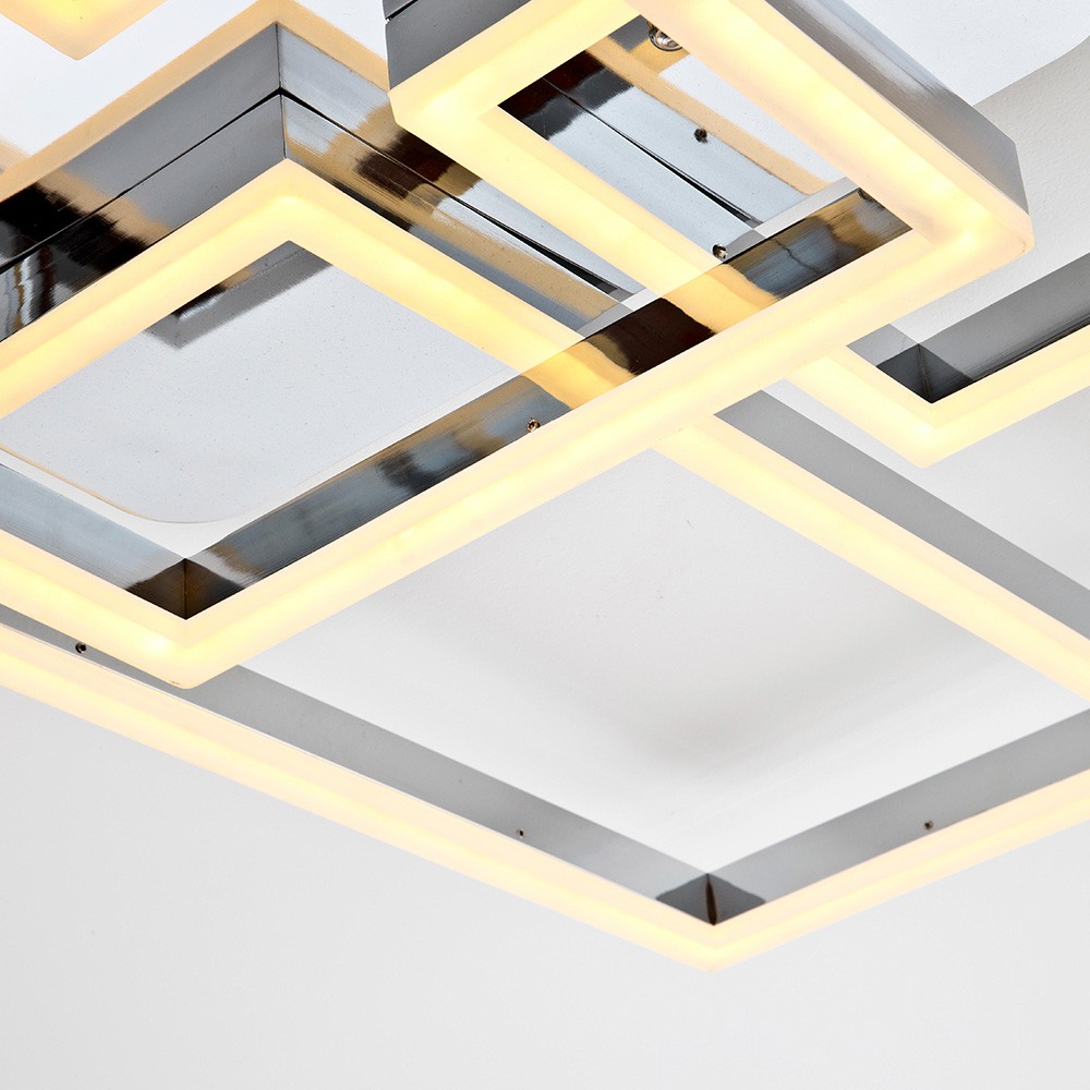 потолочная люстра led4u l11004-5 cr