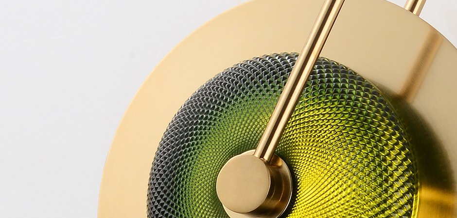 настенный светильник imperiumloft green disk 144298-22