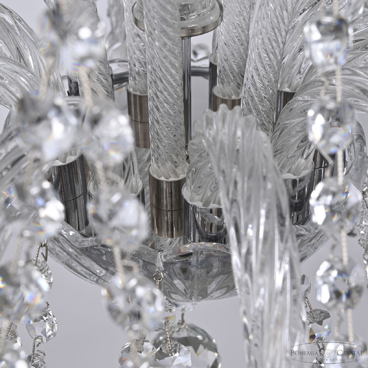 подвесная люстра bohemia ivele crystal 105/10/240 ni