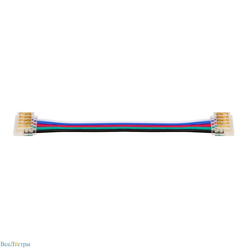 коннектор (3шт.) wolta wls-5pin-rgbw-12mm-2