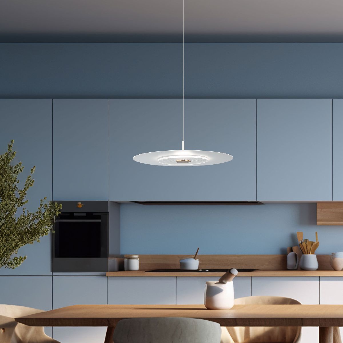 подвесной светильник eurosvet kontur 40031/1 led белый a069227