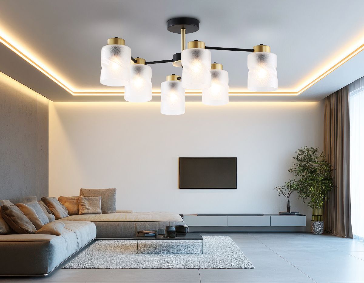 люстра на штанге ambrella light loft traditional tr303325