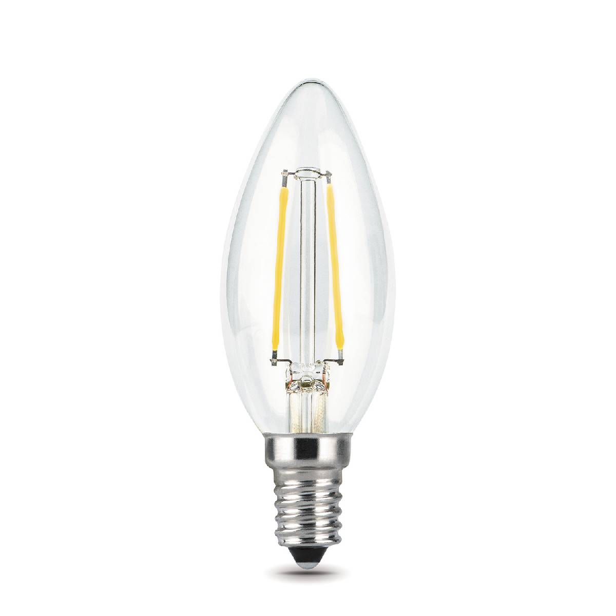 лампа светодиодная филаментная gauss e14 5w 2700к прозрачная 103801105