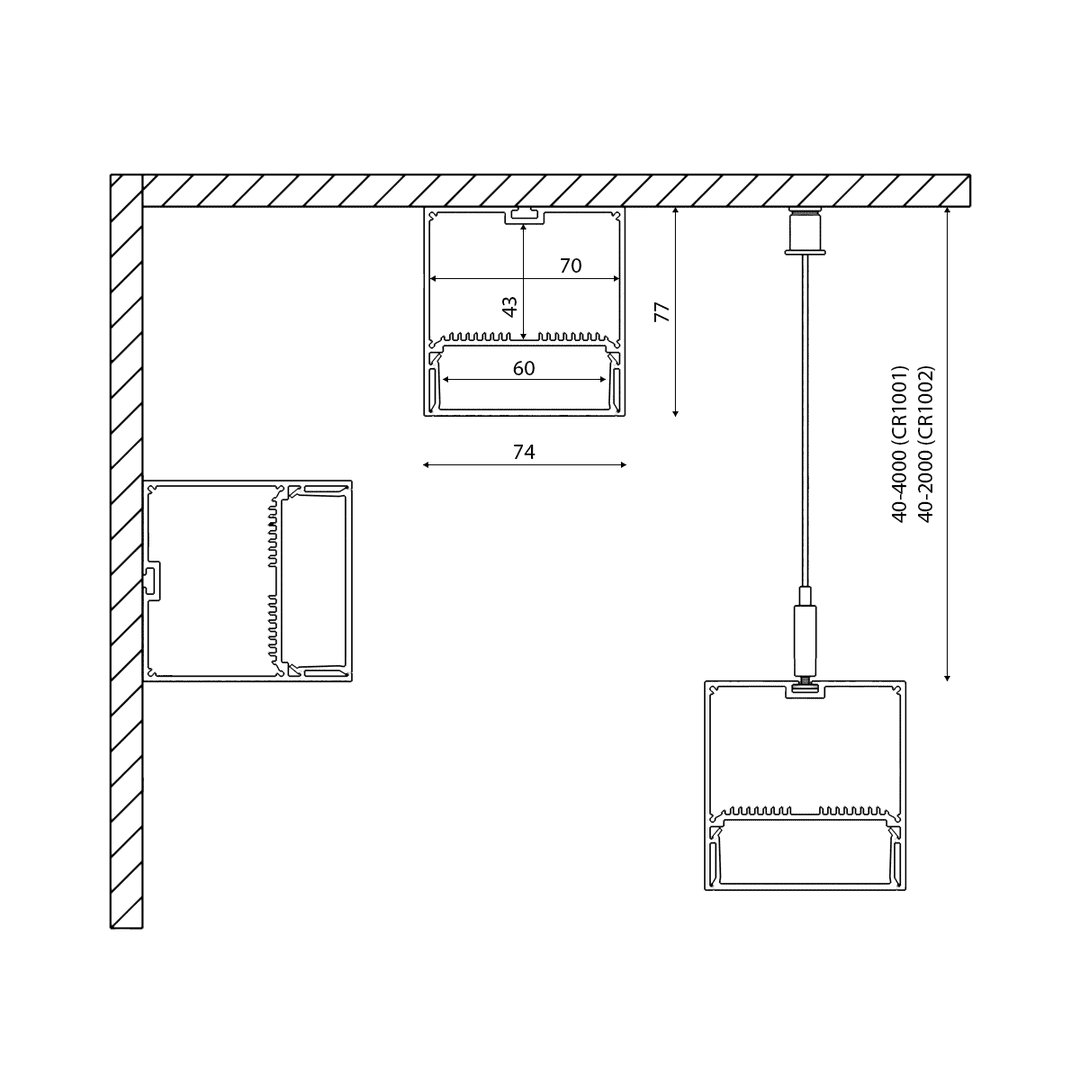 профиль алюминиевый designled ls.7477 001079