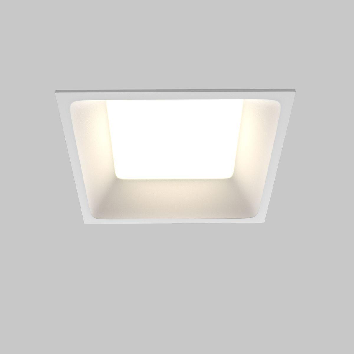 встраиваемый светодиодный светильник maytoni okno dl056-12w3-4-6k-w