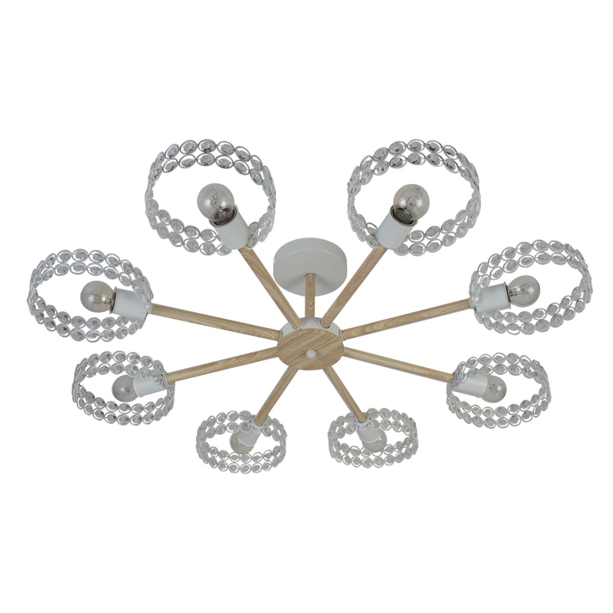 люстра на штанге escada banjo 679/8p white