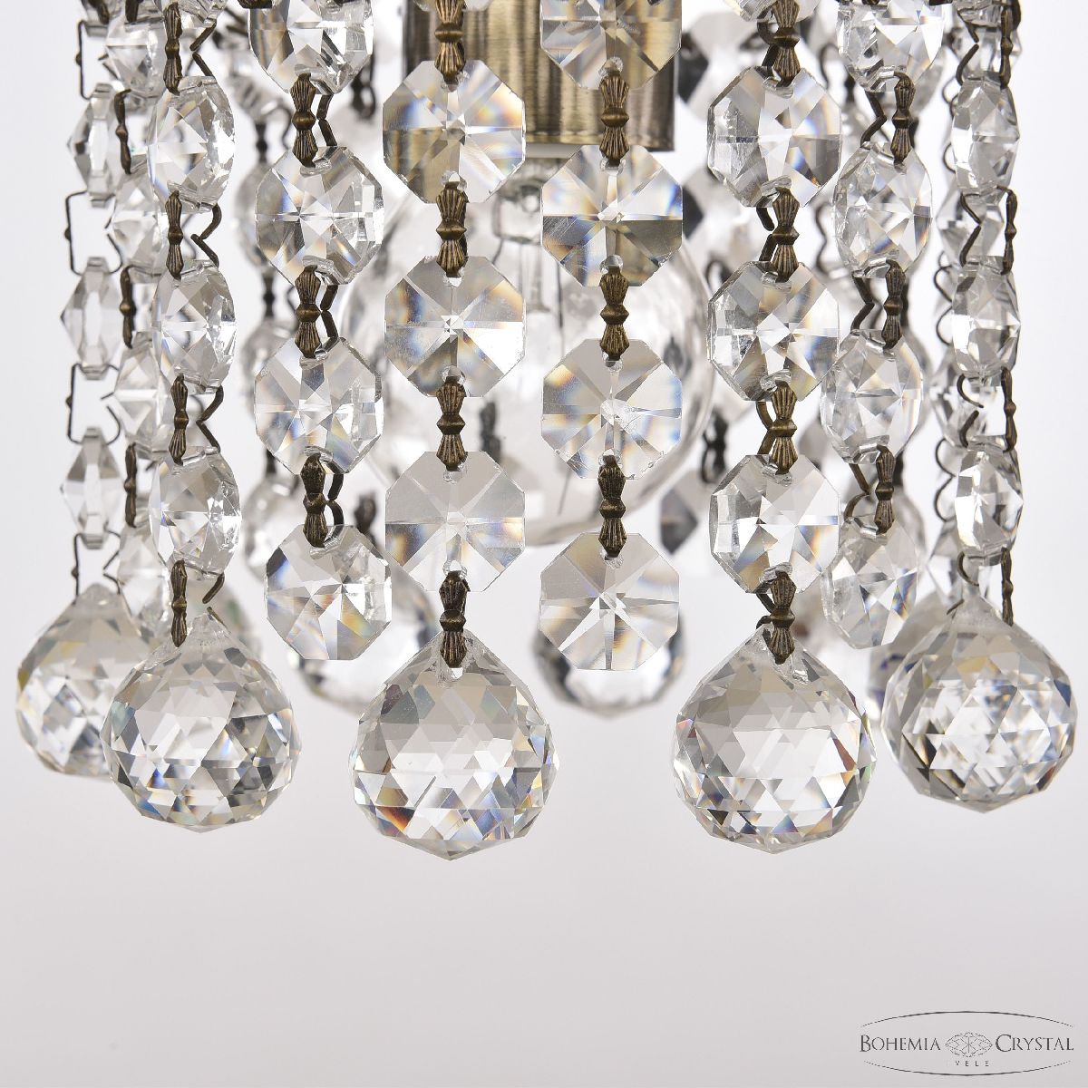 подвесной светильник bohemia ivele crystal 14781p/11 pa balls