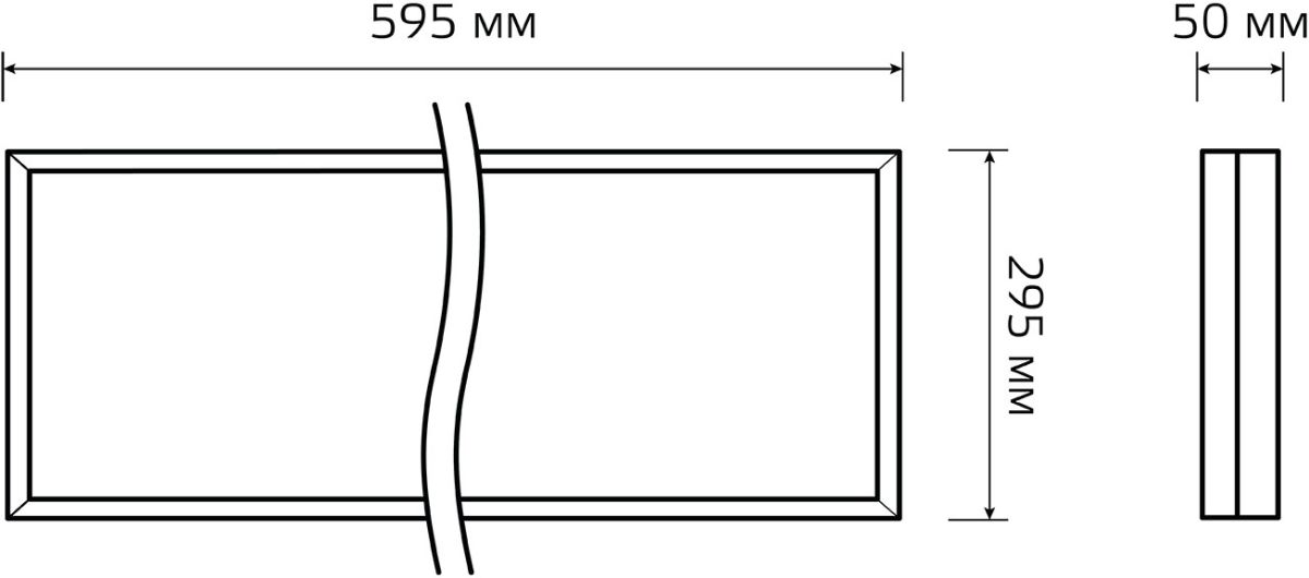 светодиодная панель gauss mir g1-a0-00070-01ga2-4001640