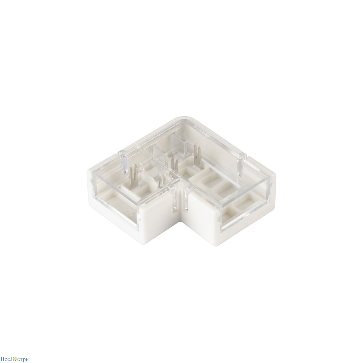 коннектор угловой для лент arlight arl-10x05mm (пластик) 058113