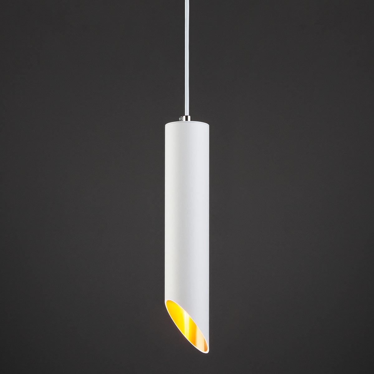 подвесной светильник eurosvet 7011 mr16 wh/gd белый/золото