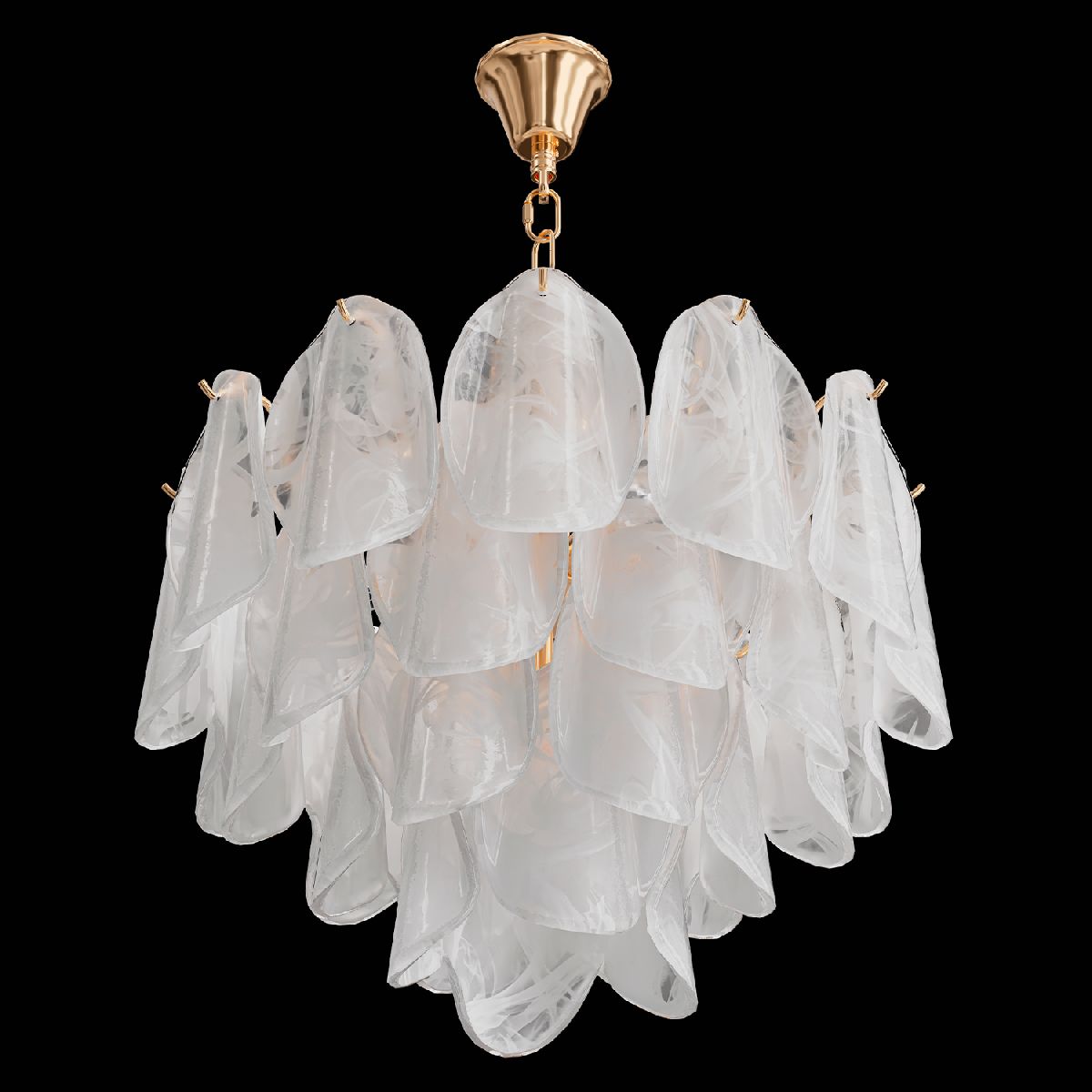 подвесная люстра crystal lux emilia sp6 gold