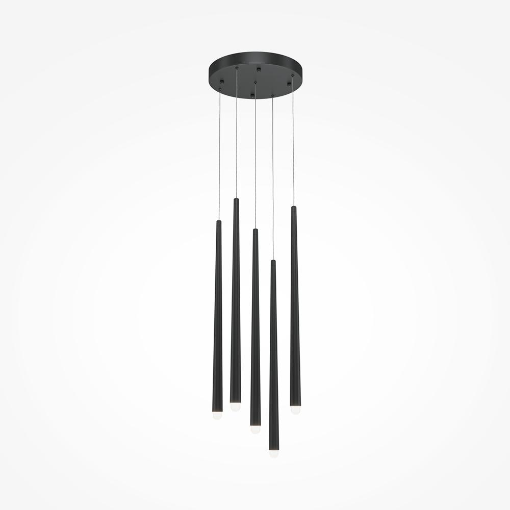 подвесной светодиодный светильник maytoni cascade mod132pl-l30bk