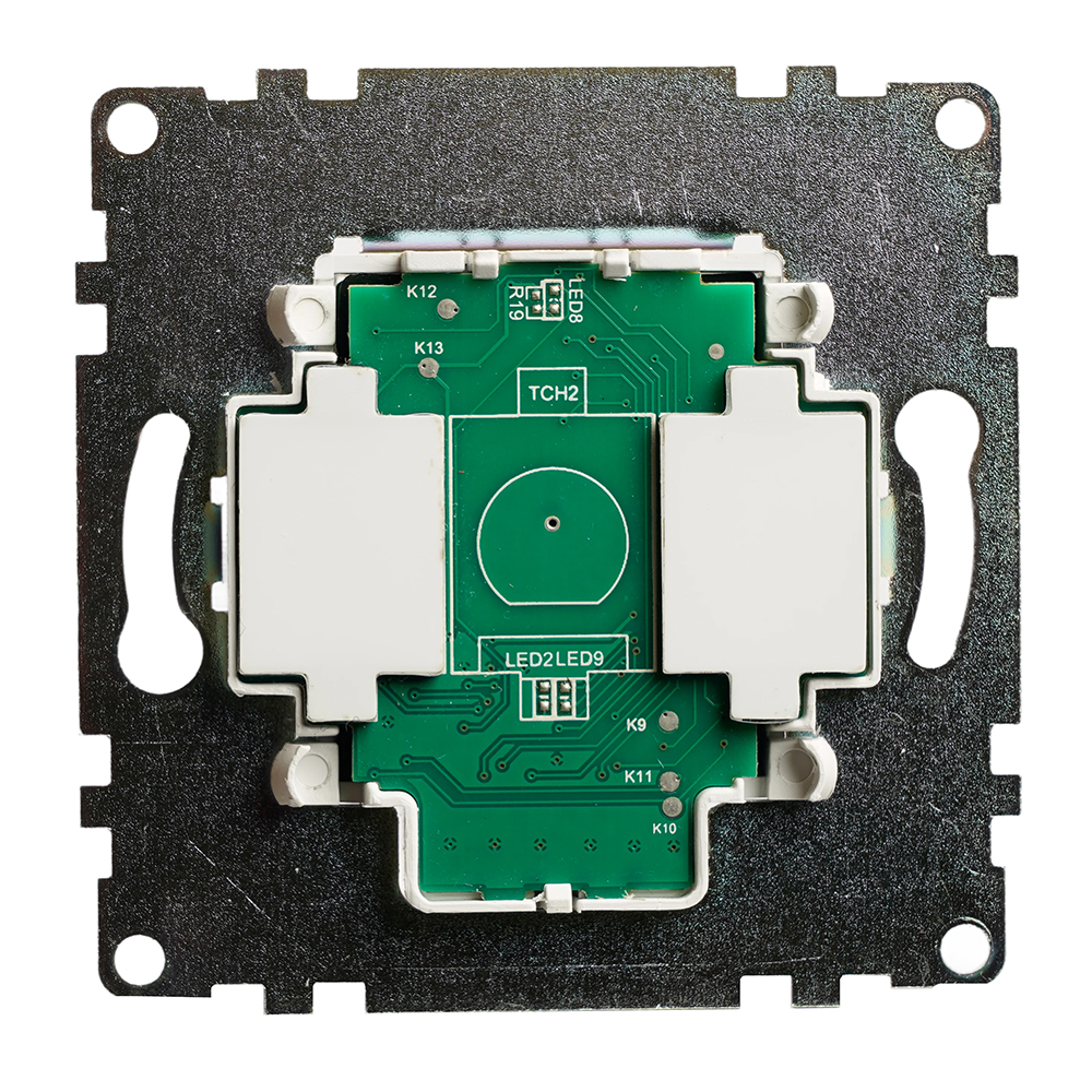 выключатель 2-клавишный сенсорный (механизм) stekker катрин 50273