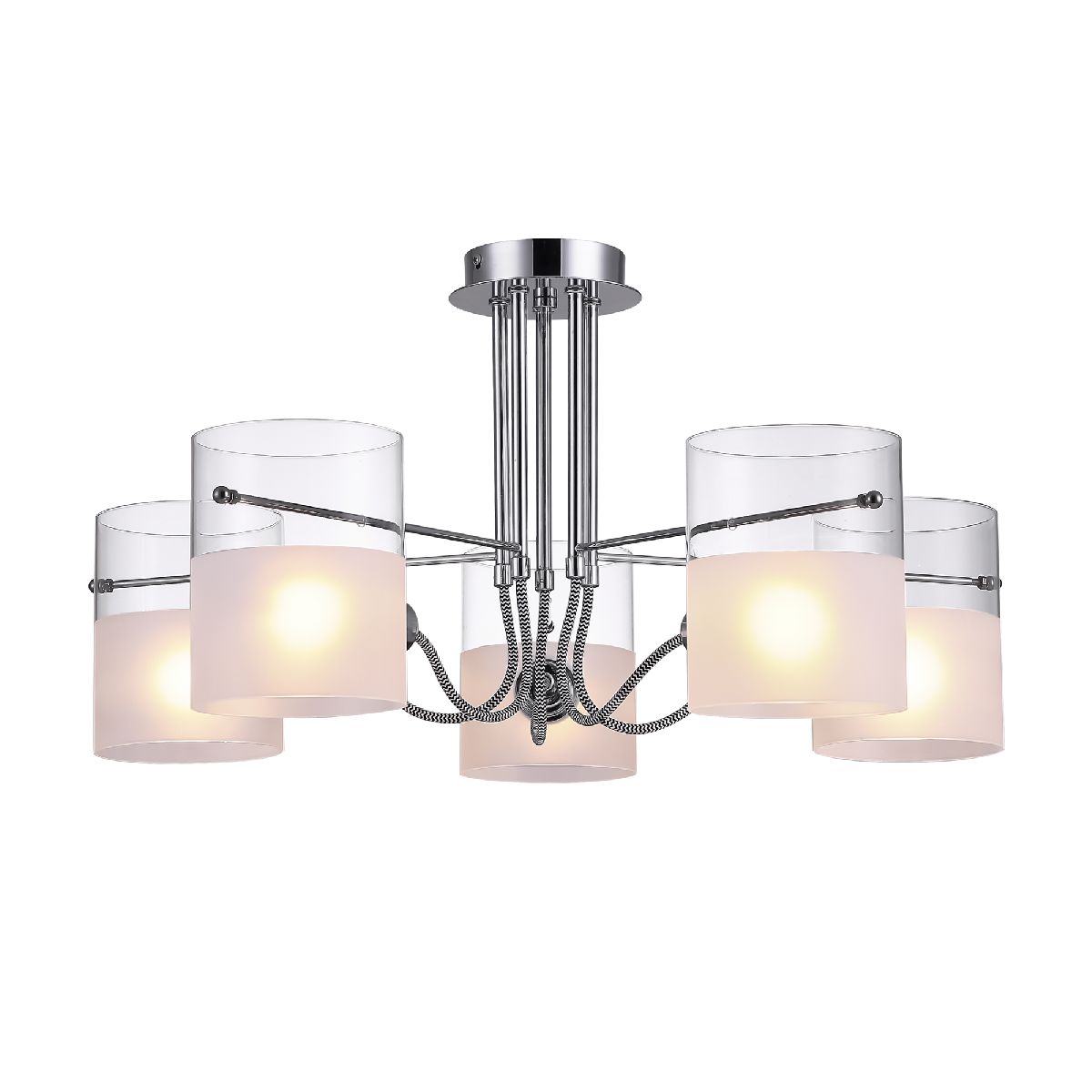 потолочная люстра freya ampera fr2023pl-05ch