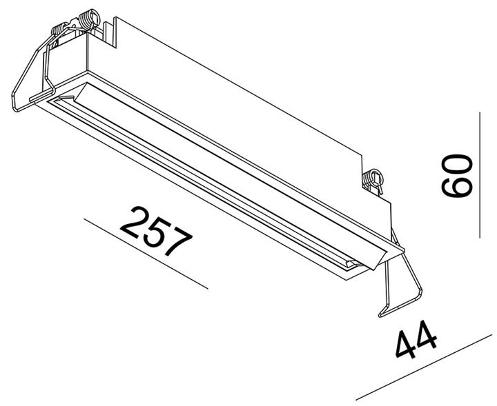 встраиваемый светодиодный светильник deko-light ceti 563007