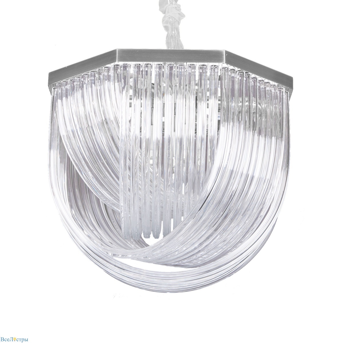 люстра murano l9 silver/clear delight collection