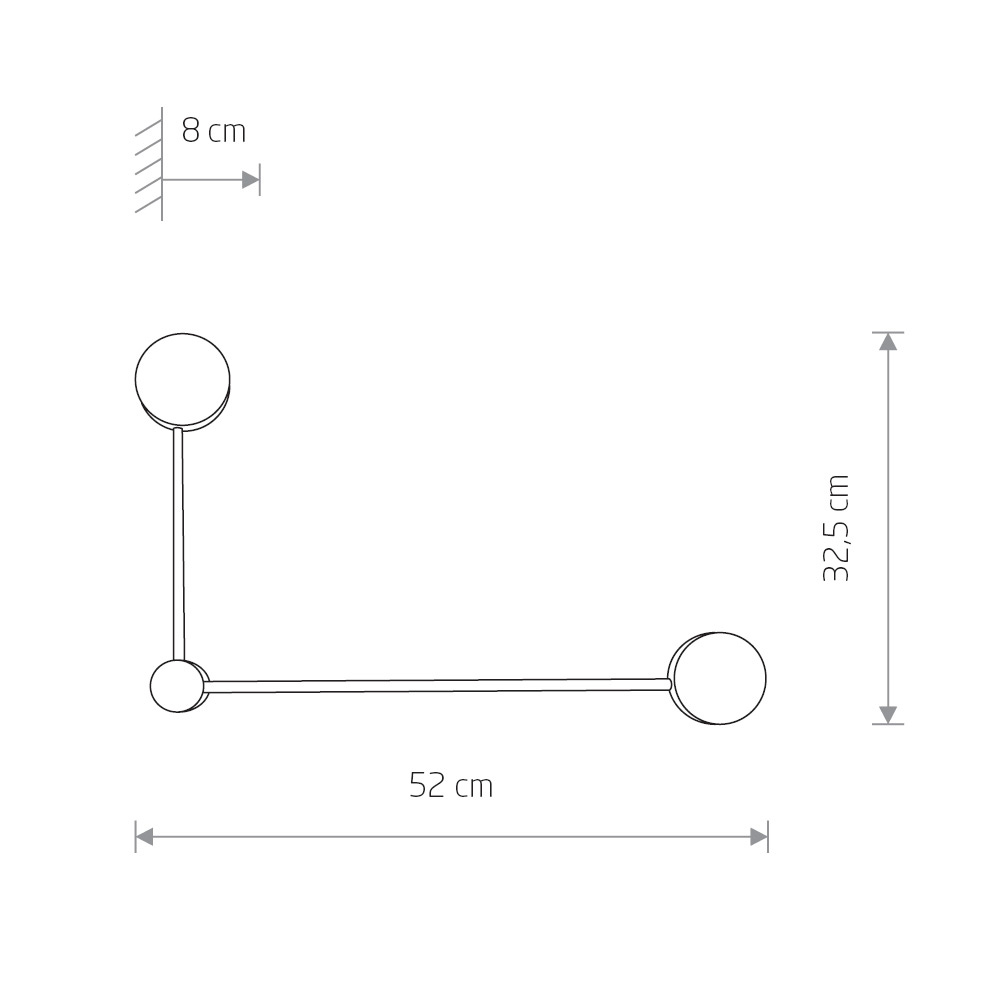 настенный светильник nowodvorski orbit 7804