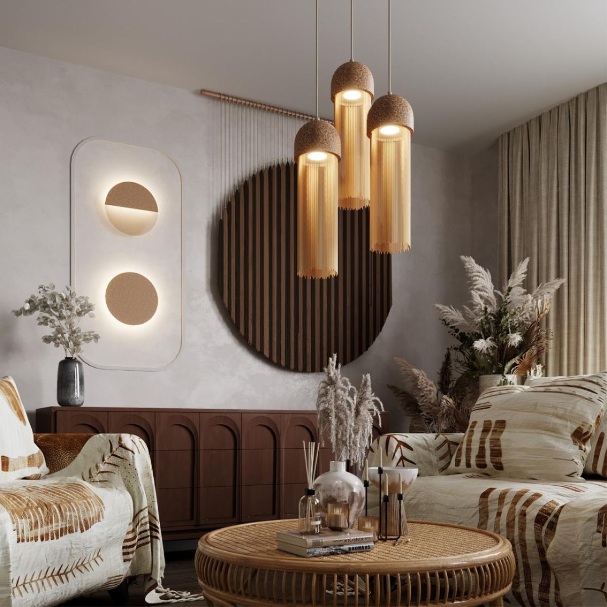 подвесной светильник odeon light ecodesign cork 7073/1
