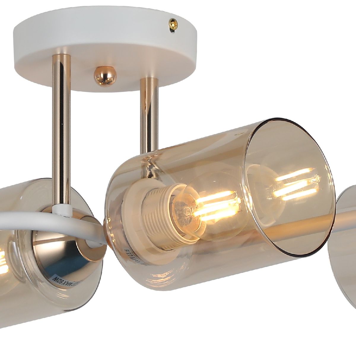 потолочная люстра illumico il8148-6cou-79 wh gd bice